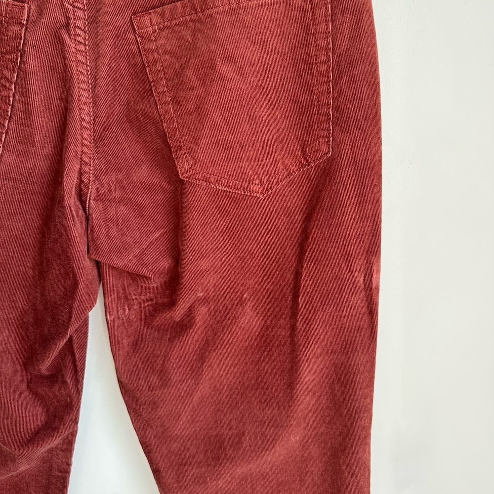 NWT Old Navy High-Waisted OG Straight Leg Corduroy Ankle Pants Red Dirt Size 4P - Picture 12 of 15